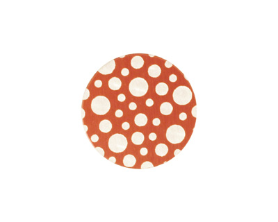 Lillypilly Bronze Scattered Dots Anodized Aluminum Disc 19mm, 24 gauge
