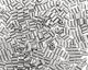 TOHO Metallic Silver Frosted Antique Silver Bugle #1 Seed Bead