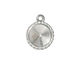 TierraCast Rhodium (plated) Twisted Round Frame 16x20mm