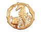 Brass Sea Life Pendant 51mm