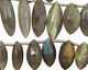 Labradorite Faceted Spears Graduated 7-9x15-18mm