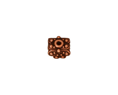 TierraCast Antique Copper (plated) Raja Pendant Cap 6x9mm