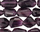 Amethyst Faceted Nugget 12-15x8-13mm