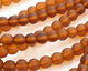 Brown Recycled Glass Round 6mm