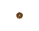 TierraCast Antique Gold (plated) Tiffany Bead Cap 8mm