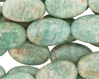Russian Amazonite (light) Flat Oval 20x12mm