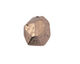 Green Girl Pewter Faceted Nugget 16mm