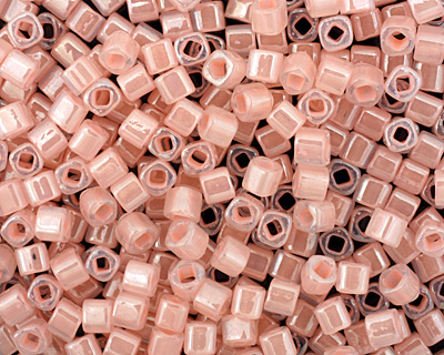 TOHO Ceylon Innocent Pink Cube 3mm Seed Bead