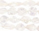 Rock Crystal Faceted Nugget 7-14x7-9mm