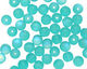 Czech Glass Matte Teal AB Round 6mm