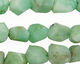 Chrysoprase Faceted Nugget 12-16x10-12mm
