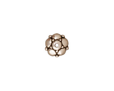 TierraCast Antique Silver (plated) Eastern Bead Cap 4x10mm