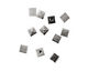 Memory Wire Silver (plated) Cube Endcap 4mm