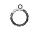 Artistic Wire Hematite Round Wrapper 28x34mm