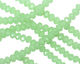 Green Opal Crystal Faceted Rondelle 4mm