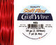 Soft Flex Red Craft Wire 18 gauge, 7 yards