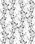 Floral Vine Background Rubber Stamp 4.5"x5.75"