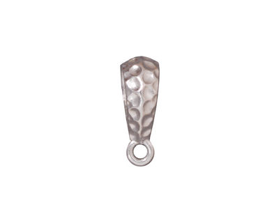 TierraCast Antique Silver (plated) Hammertone Bail 5x18mm