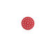 Lillypilly Red Crochet Anodized Aluminum Disc 11mm, 24 gauge