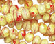 Banana Pepper Crystal Faceted Rondelle 8mm
