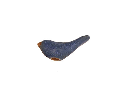 Kylie Parry Ceramic Denim Tiny Stone Bird 8x19mm