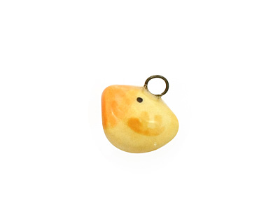 Jangles Ceramic Woodland Yellow Bird 14-16mm