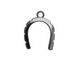 Artistic Wire Hematite Curved Wrapper 17x22mm