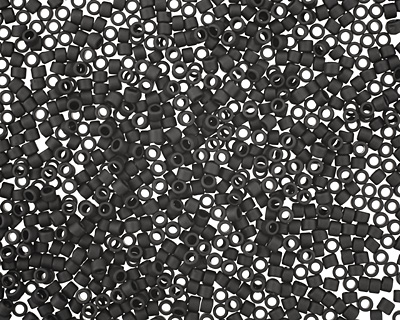 TOHO Opaque Frosted Jet Treasure #1 Seed Bead