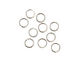 Silver (plated) Round Jump Ring 6mm, 18 gauge