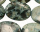 Mystic Blue Feldspath Flat Oval 30x22mm