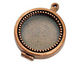 Nunn Design Antique Copper (plated) Small Beaded Locket 30mm