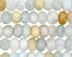 Aquamarine (multi) Faceted Rondelle 5x8mm