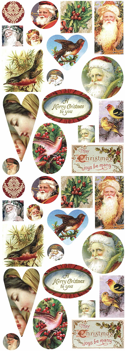 Nunn Design Winter Holiday Collage Sheet