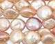 Natural Pink Coin 15-18x12-13mm