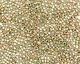 TOHO Gilded Marble Green Round 11/0 Seed Bead