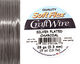 Soft Flex Silver Plated Charcoal Craft Wire 28 gauge, 15 yards