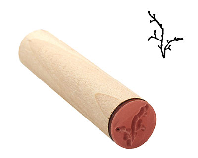 Thin Branch Mini Rubber Stamp 11x16mm