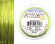 Artistic Wire Silver Plated Chartreuse 26 gauge, 30 yards