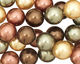 Autumn Mix Shell Pearl Round 12mm