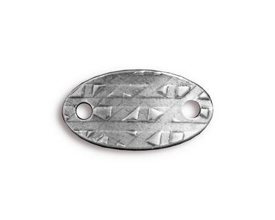 TierraCast Antique Pewter (plated) Rock & Roll Oval Link 25x13mm