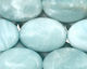 Amazonite Flat Oval 25x18mm