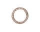 TierraCast Rhodium (plated) Large Hammertone Ring 19mm