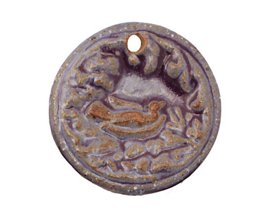 Kylie Parry Ceramic Purple Nesting Pendant 30mm