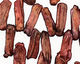 Rusty Pink Biwa Top-Drilled 5-8x15-18mm