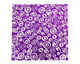 Lillypilly Purple Groovy Circles Anodized Aluminum Sheet 3"x3", 24 gauge