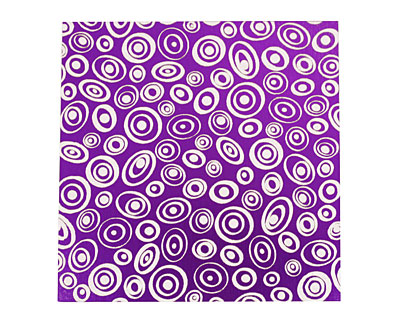 Lillypilly Purple Groovy Circles Anodized Aluminum Sheet 3