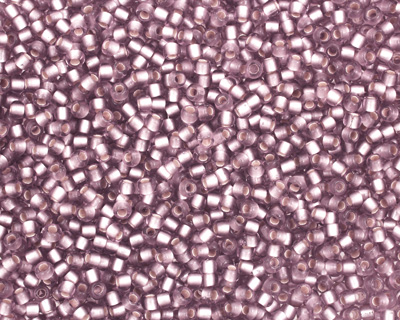 TOHO Light Amethyst (with Frosted Silver Lining) Round 11/0 Seed Bead