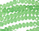 Peridot Crystal Faceted Rondelle 6mm