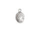 Nunn Design Antique Silver (plated) Snail Charm 10x16mm