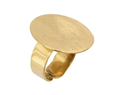 Brass Adjustable Circle Ring 24mm